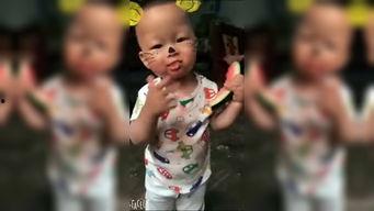 小宝吃月露瓜,小宝的月露瓜奇遇记